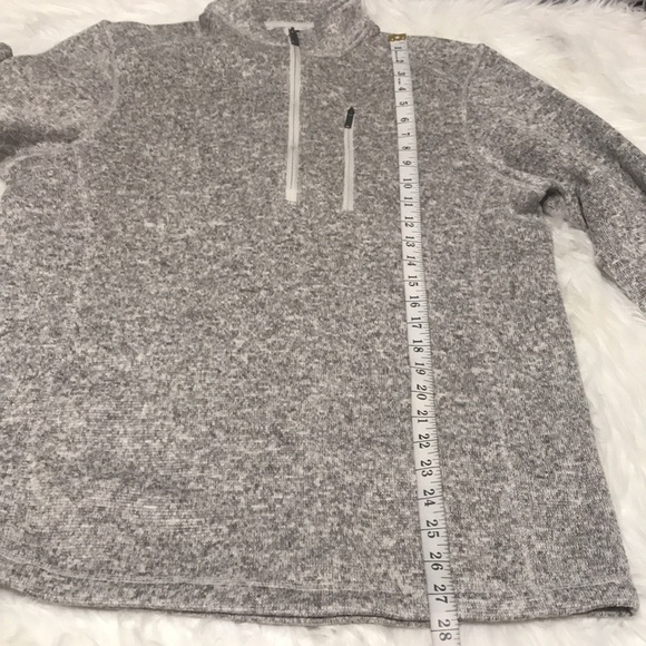 Woolrich Gray Fleece Pullover Sz Medium - Picture 4 of 10